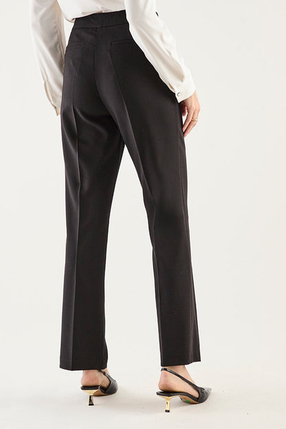 Pantalón Mujer Liso Negro