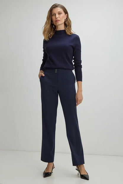 Pantalon Mujer formal doble boton Azul Marino