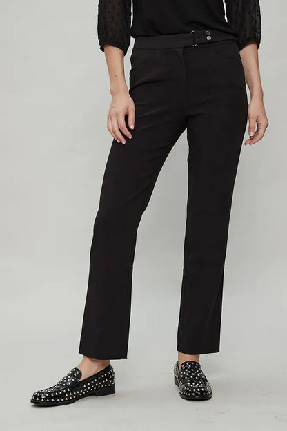 Pantalón Mujer Formal Recto Negro