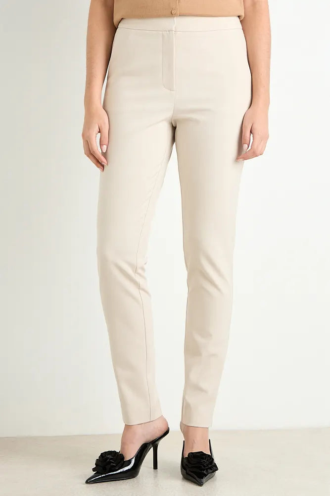 pantalon-mujer-liso-pitillo-beige