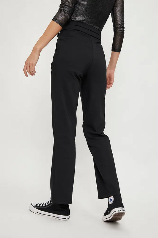 Pantalón Mujer Liso Negro