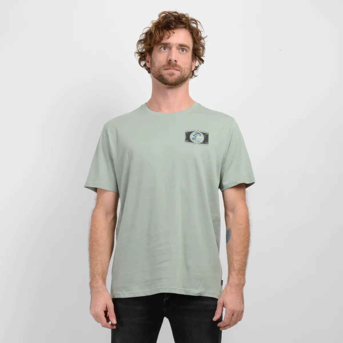 Polera Hombre Manga Corta Forever Verde Claro