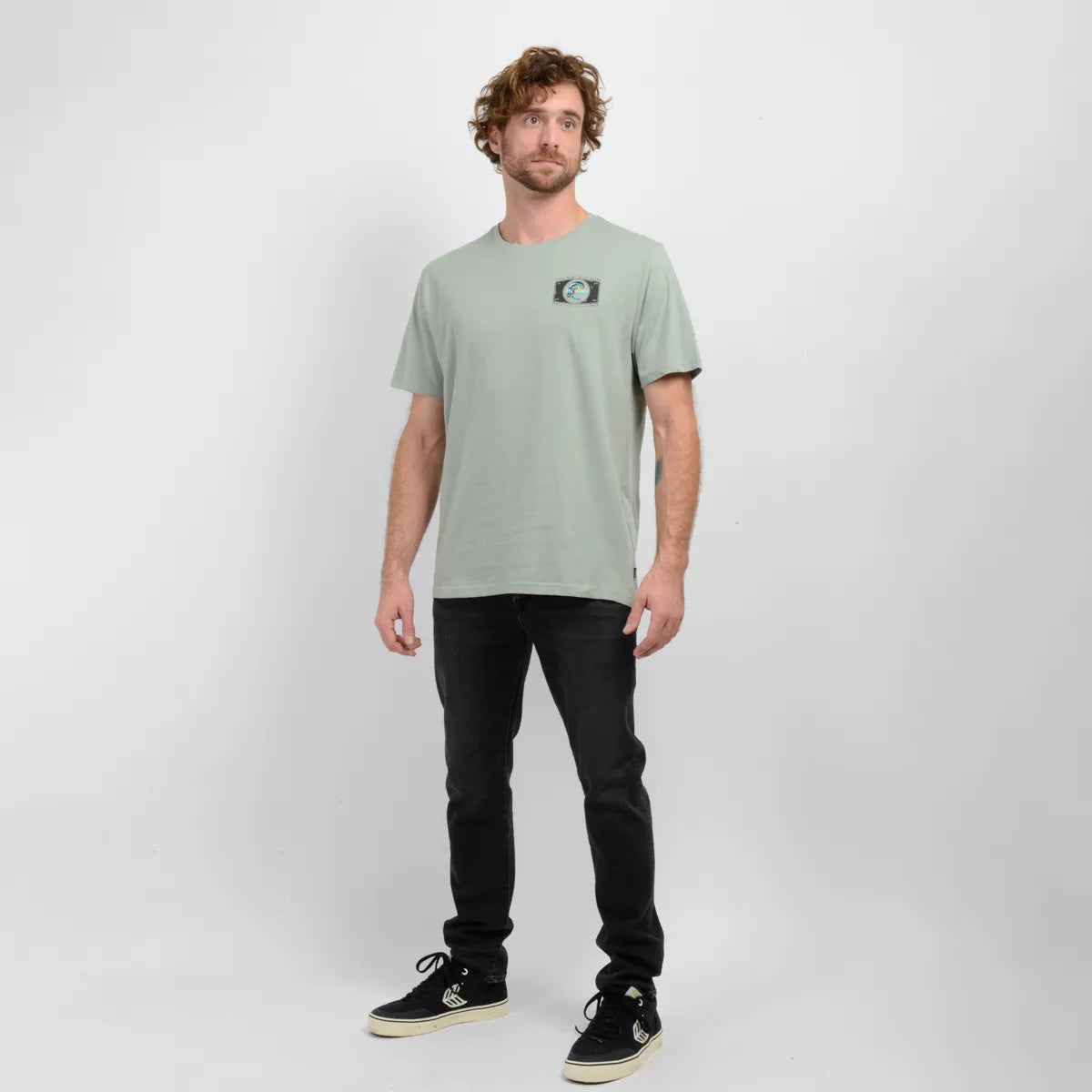 Polera Hombre Manga Corta Forever Verde Claro