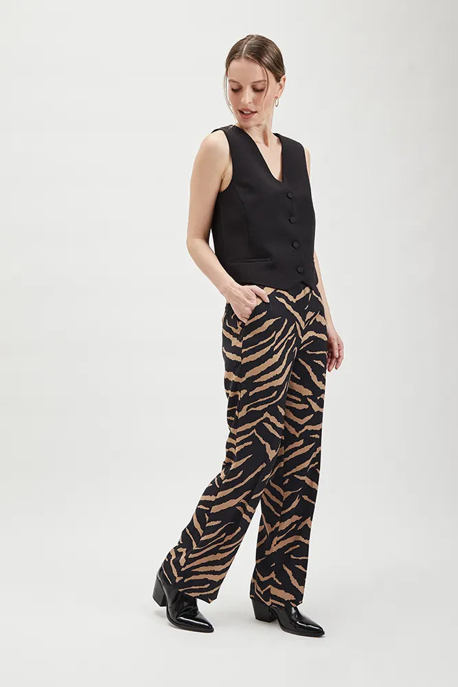 Pantalón Mujer Palazzo Print