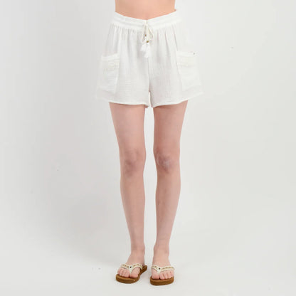 Short Mujer Aloha Blanco