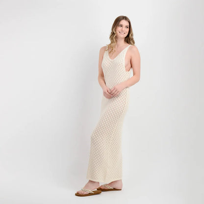 Vestido Mujer Nina Beige