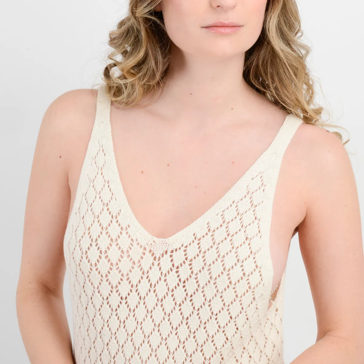 Vestido Mujer Nina Beige
