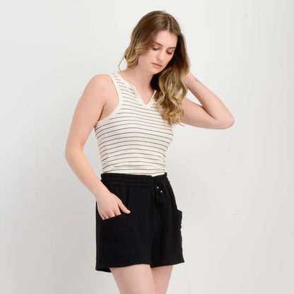 Short Mujer Aloha Negro