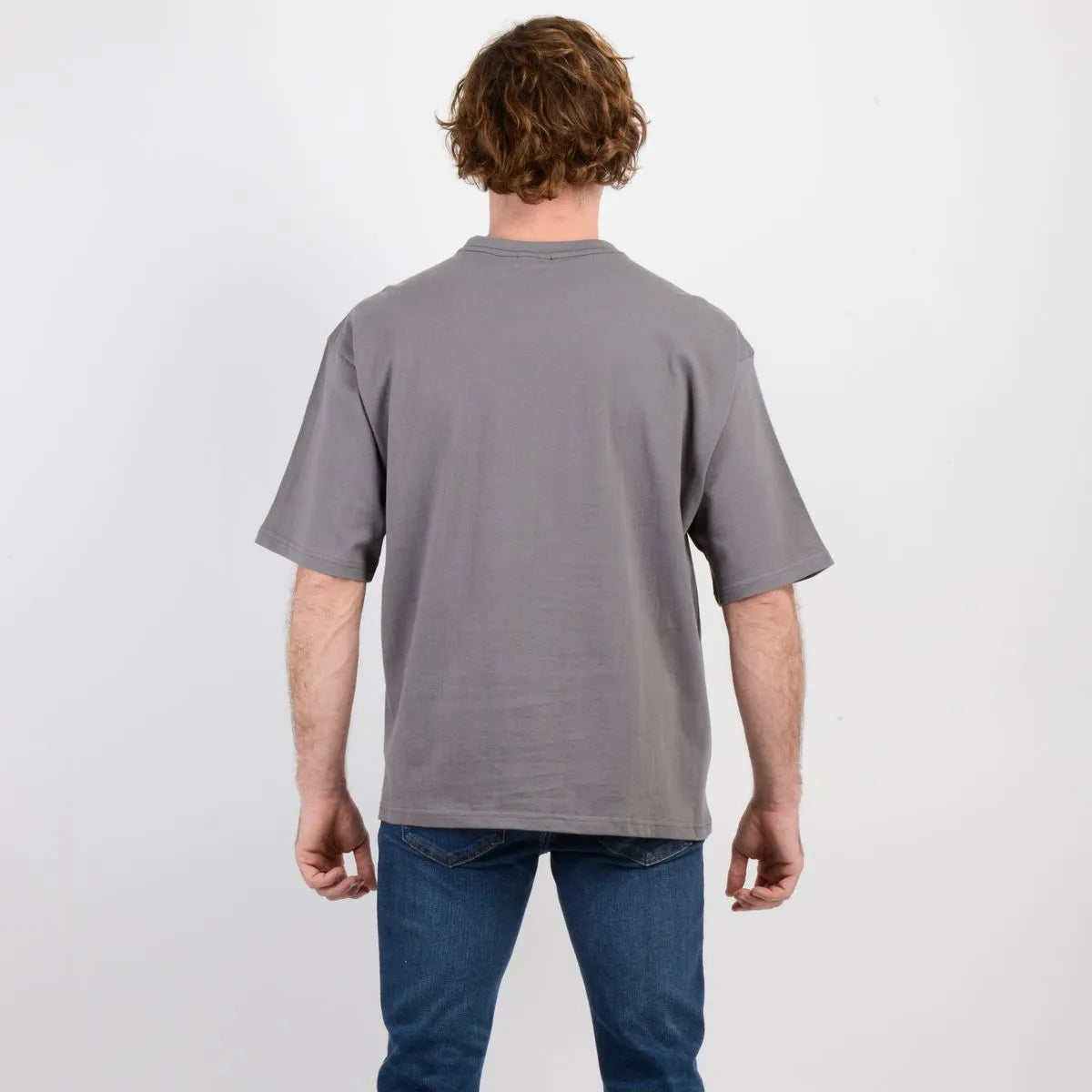 Polera Hombre Manga Corta Highway Gris Oscuro