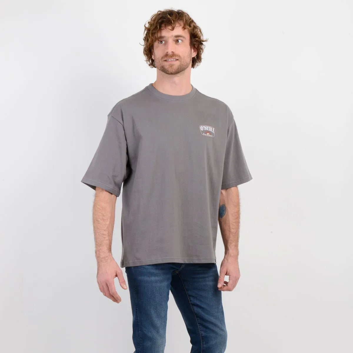 Polera Hombre Manga Corta Highway Gris Oscuro