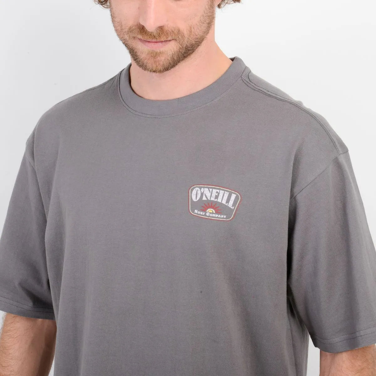 Polera Hombre Manga Corta Highway Gris Oscuro