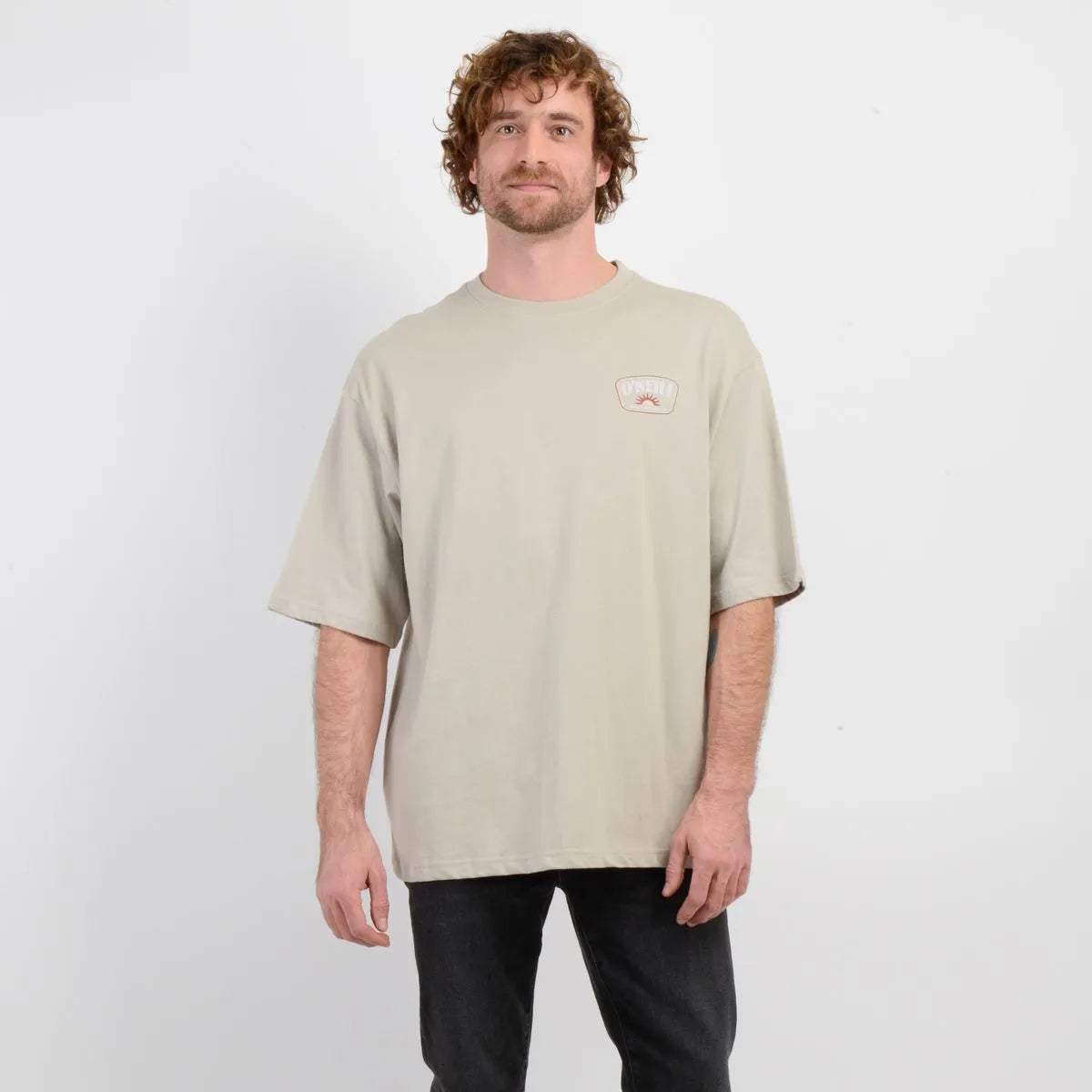 Polera Hombre Manga Corta Highway Beige