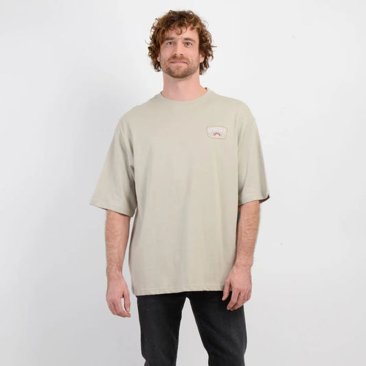Polera Hombre Manga Corta Highway Beige