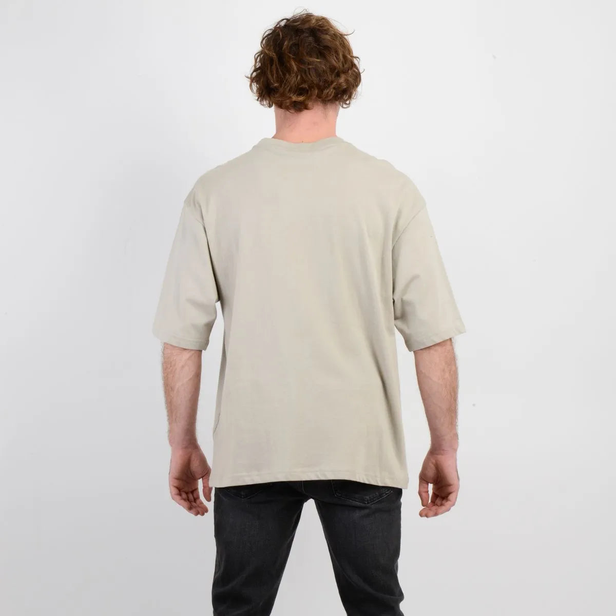 Polera Hombre Manga Corta Highway Beige