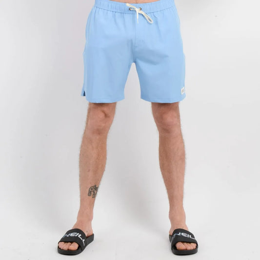 Traje De Baño Hombre Volley Lenox 16" Azul Claro