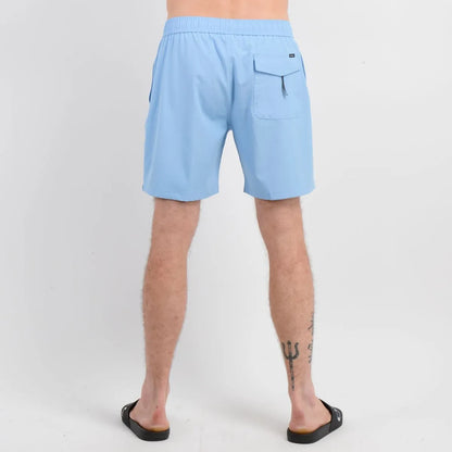 Traje De Baño Hombre Volley Lenox 16" Azul Claro