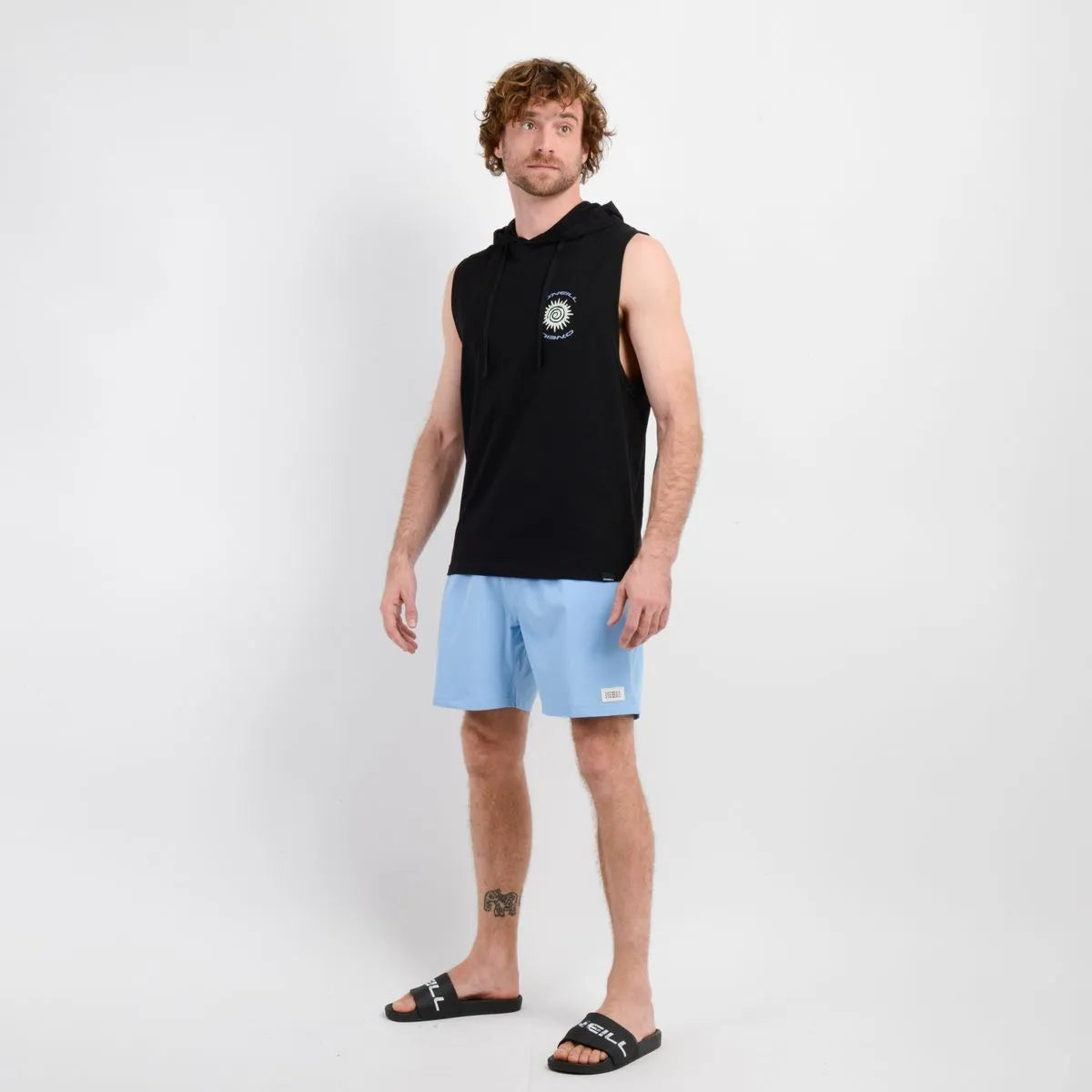 Traje De Baño Hombre Volley Lenox 16" Azul Claro