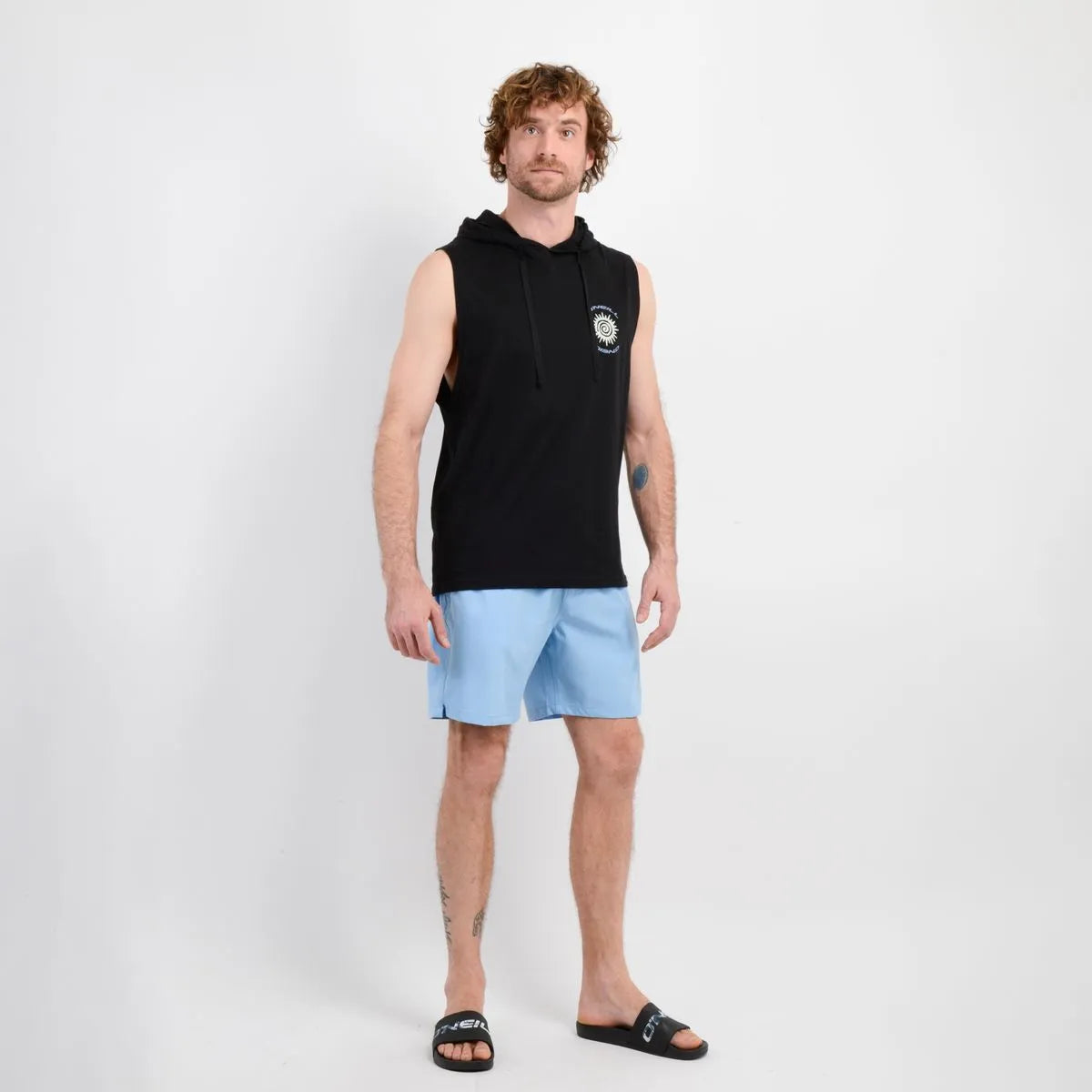 Traje De Baño Hombre Volley Lenox 16" Azul Claro