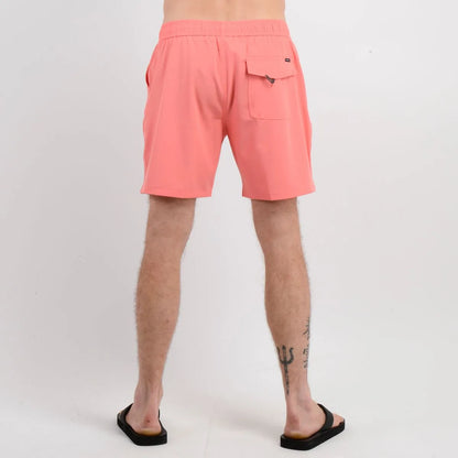 Traje De Baño Hombre Volley Lenox 16" Naranjo Claro