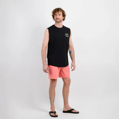 Traje De Baño Hombre Volley Lenox 16" Naranjo Claro