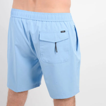 Traje De Baño Hombre Volley Lenox 16" Azul Claro