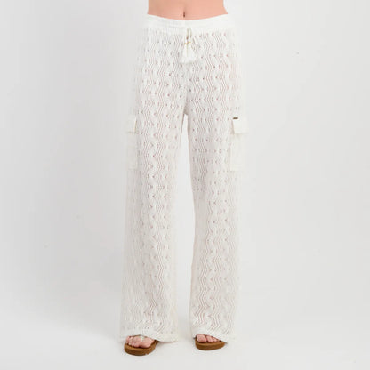 Pantalon Mujer Belizin Beige Claro