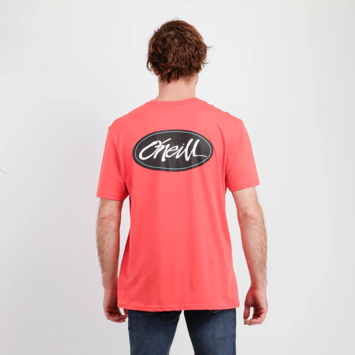 Polera Hombre Manga Corta Scrawl Rojo