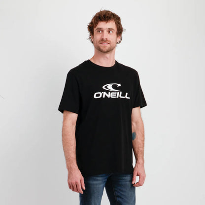 Polera Hombre Manga Corta Stack Negro