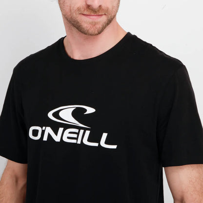 Polera Hombre Manga Corta Stack Negro