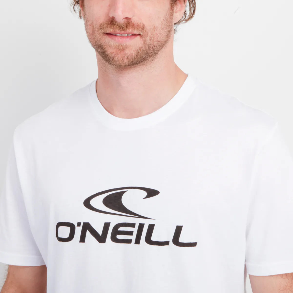 Polera Hombre Manga Corta Stack Blanco