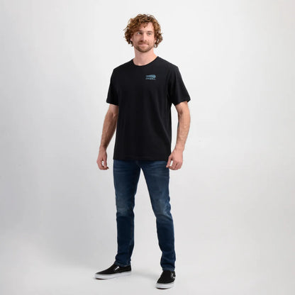 Polera Hombre Manga Corta Dusk Negro