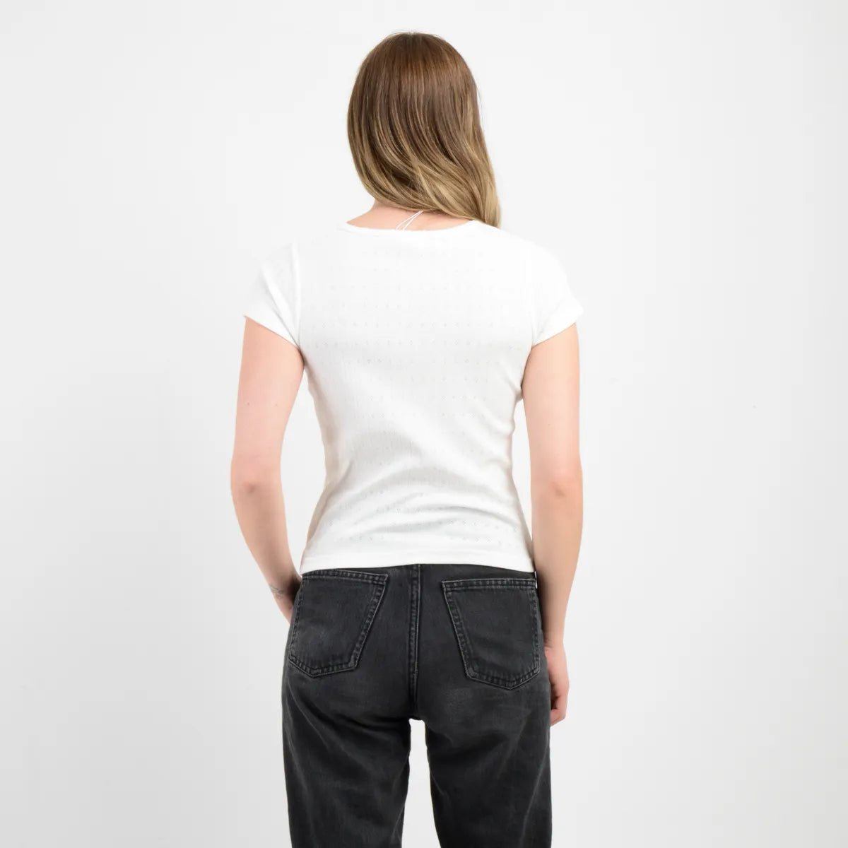 Polera Mujer Manga Corta Joey Beige Claro