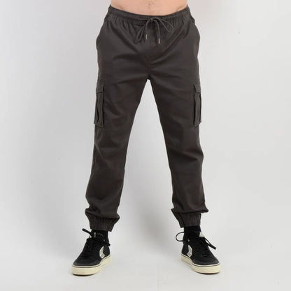 Pantalon Hombre Cargo Drift Gris Oscuro