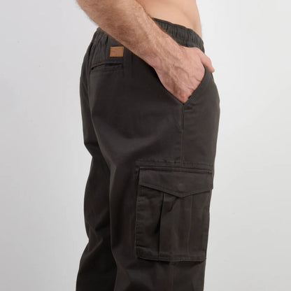 Pantalon Hombre Cargo Drift Gris Oscuro