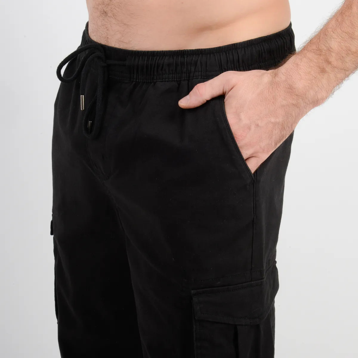 Pantalon Hombre Cargo Drift Negro