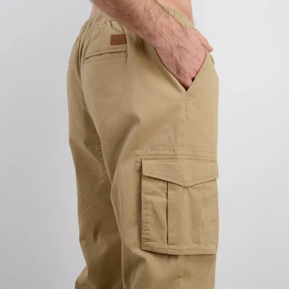 Pantalon Hombre Cargo Drift Cafe Claro