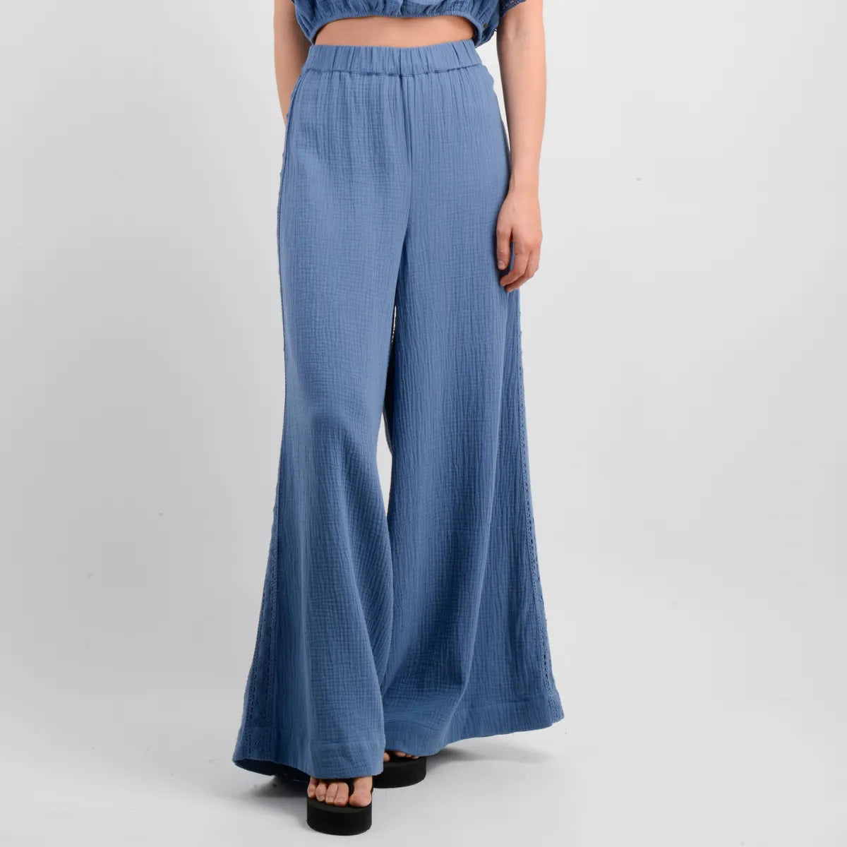 Pantalon Mujer Leni Azul