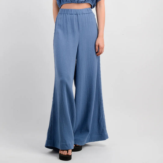 Pantalon Mujer Leni Azul