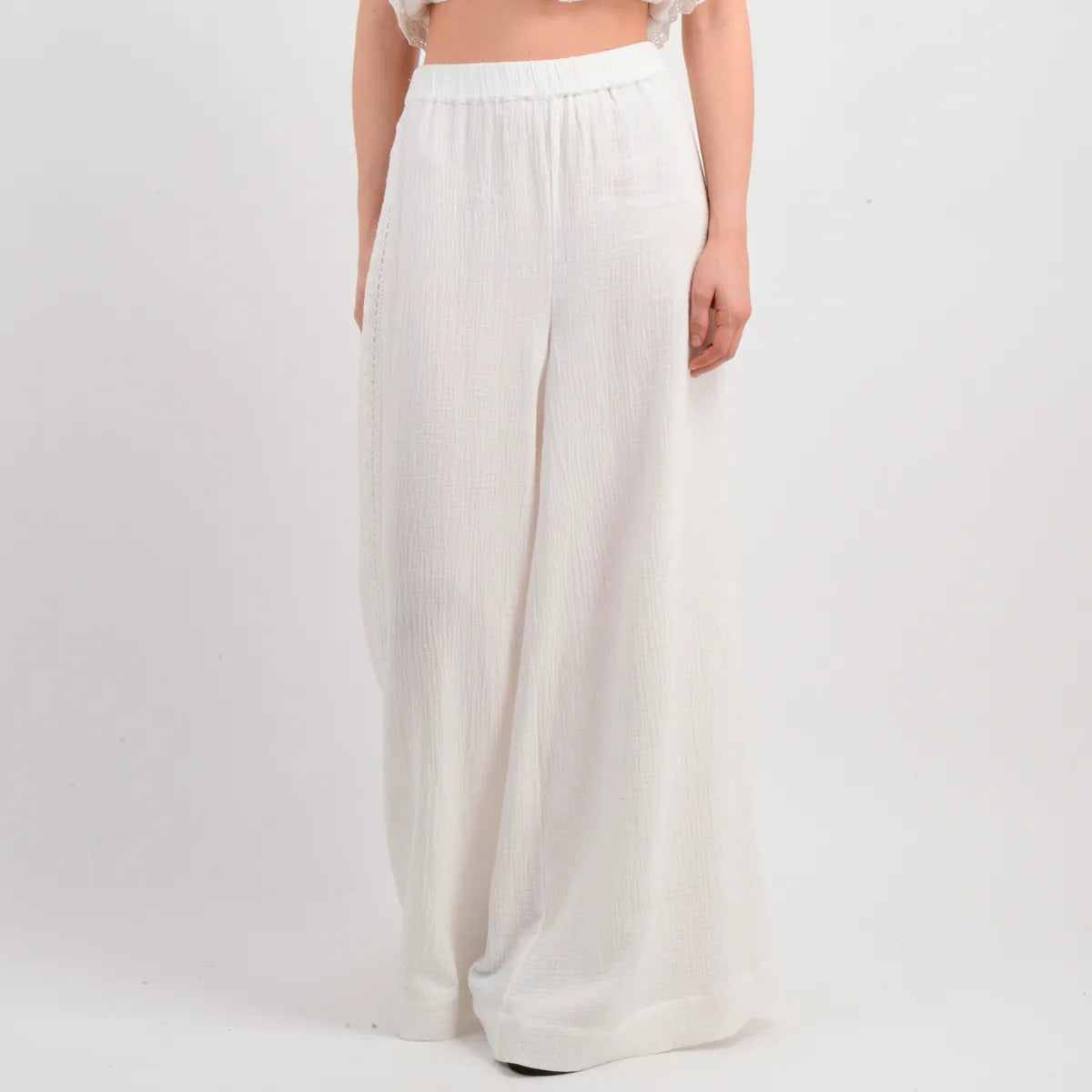 Pantalon Mujer Leni Blanco