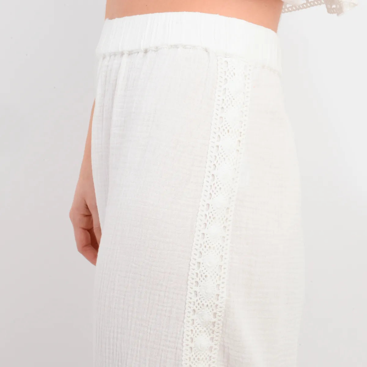 Pantalon Mujer Leni Blanco