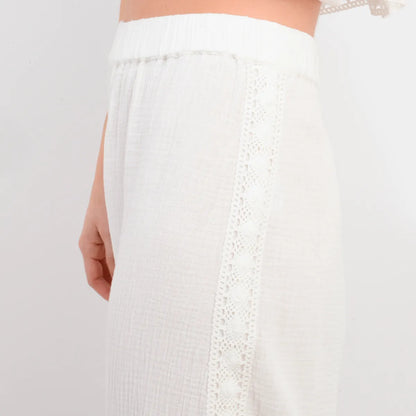 Pantalon Mujer Leni Blanco