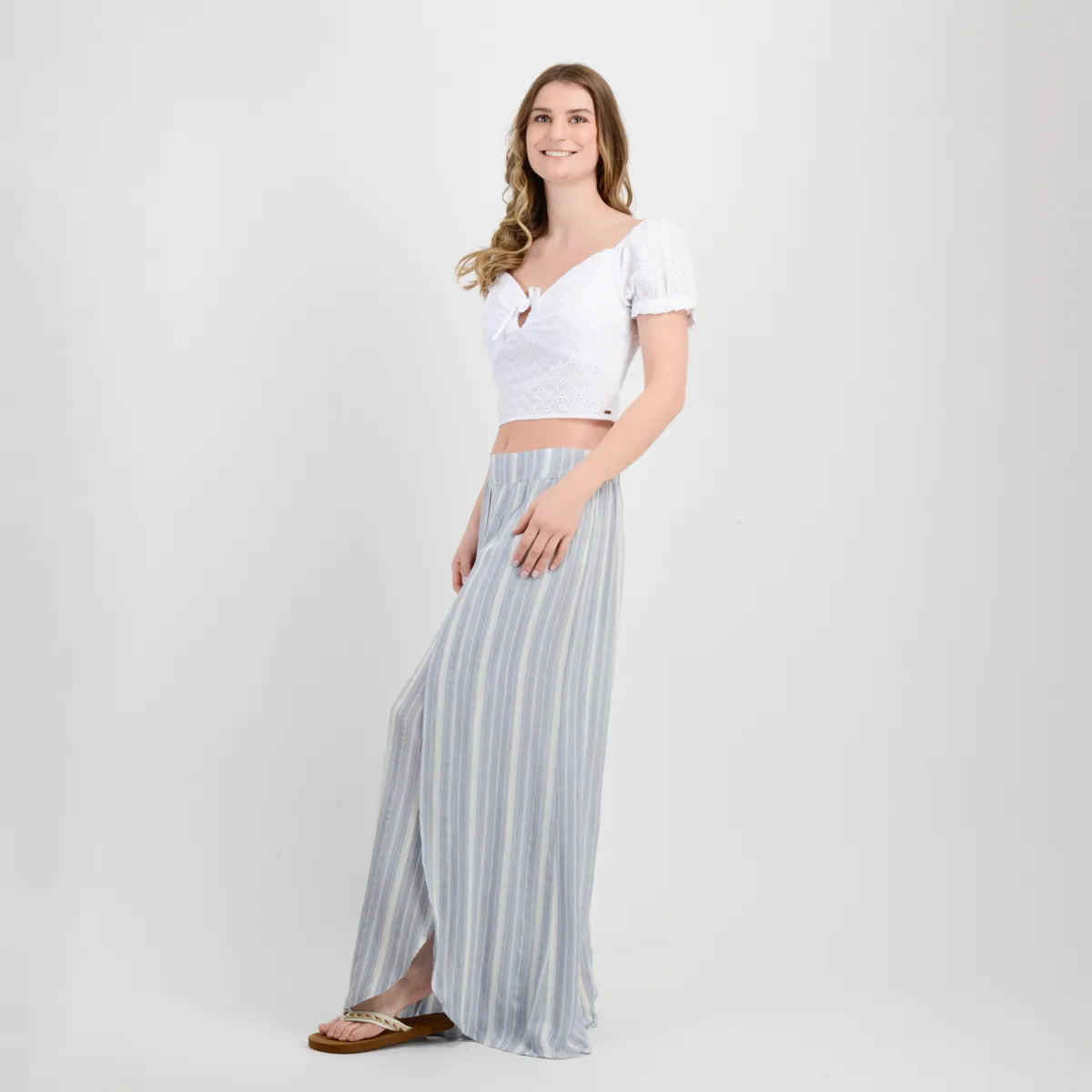 Pantalon Mujer Tymea Azul Claro