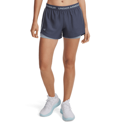 Shorts Mujer Tech Play Up 2-In-1 Gris