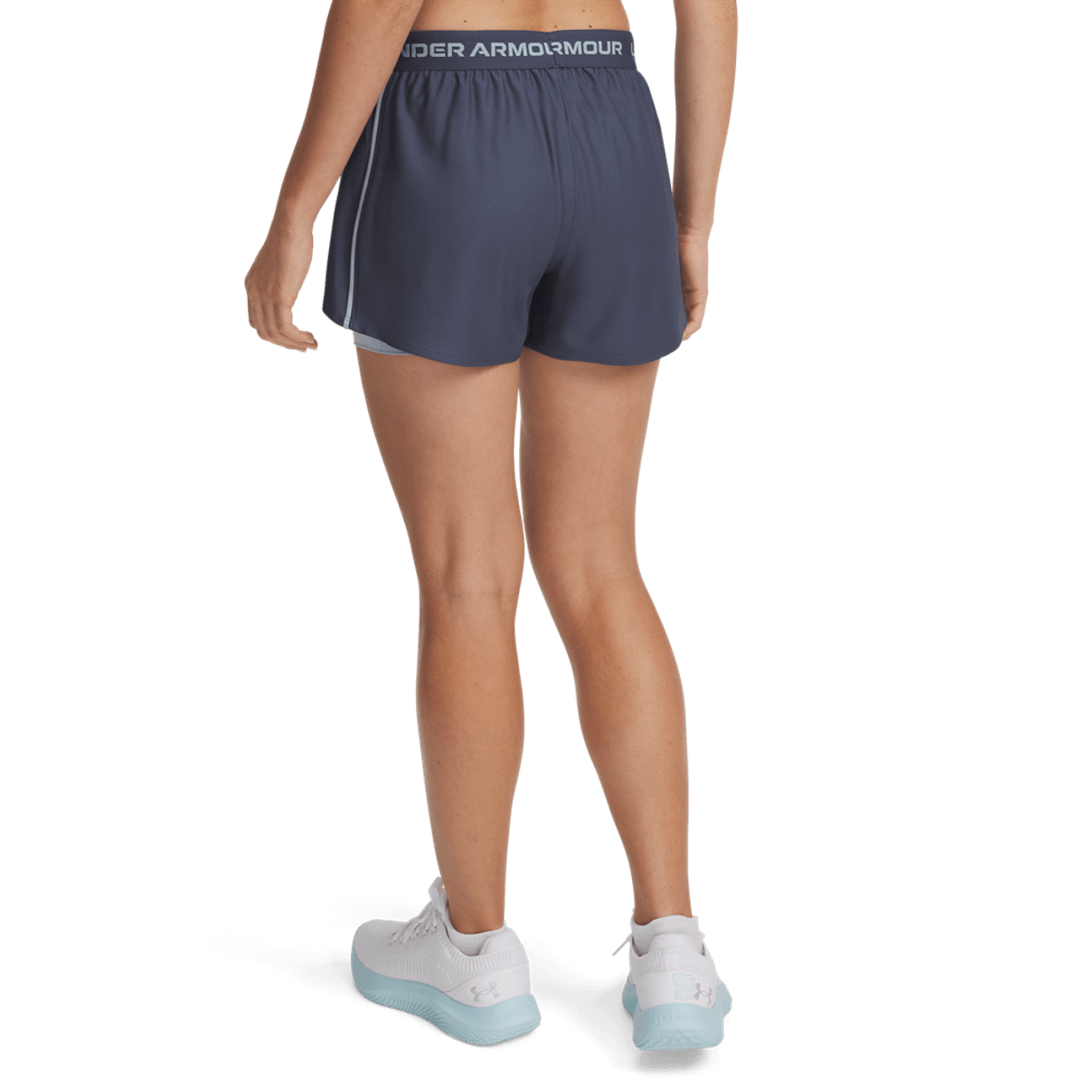 Shorts Mujer Tech Play Up 2-In-1 Gris