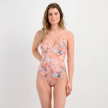 Traje De Baño Mujer Entero Canyon Clay Naranjo