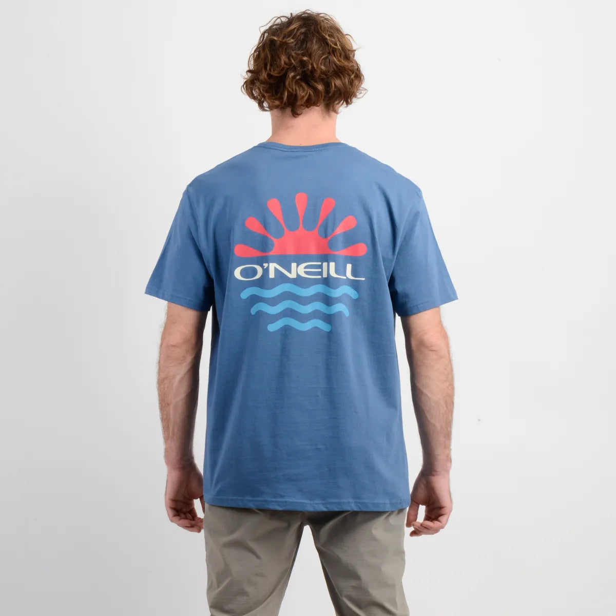 Polera Hombre Manga Corta Scrawl Negro