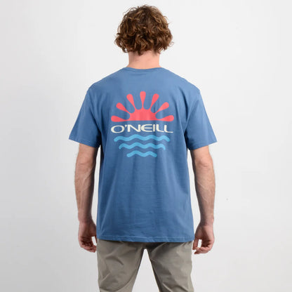 Polera Hombre Manga Corta Scrawl Negro