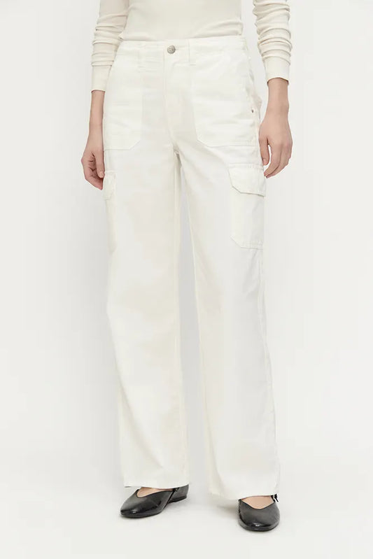 Jeans Mujer Liso Blanco