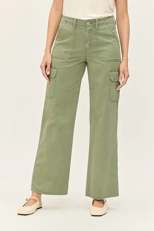 Jeans Mujer Liso Verde