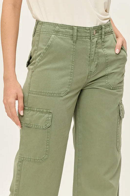 Jeans Mujer Liso Verde